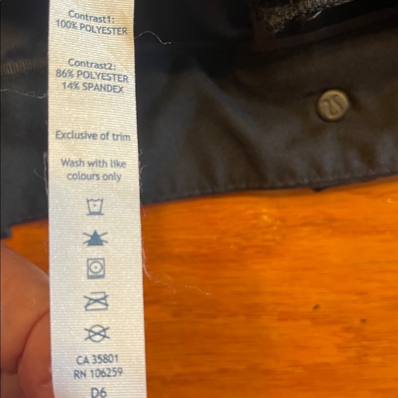 Lululemon ABC Commission Pant Men’s 34x34 Tall Black Stretch Workwear - Picture 13 of 15